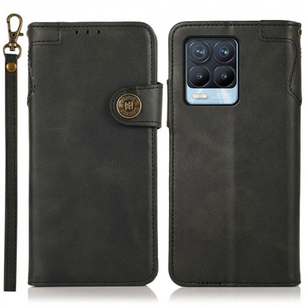 Housse Realme 8 / 8 Pro Bouton Magnétique KHAZNEH Housse Realme 8 / 8 Pro Bouton Magnétique KHAZNEH