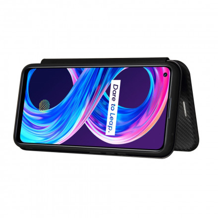 Flip Cover Realme 8 / 8 Pro Silicone Carbone Coloré Flip Cover Realme 8 / 8 Pro Silicone Carbone Coloré