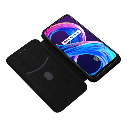 Flip Cover Realme 8 / 8 Pro Silicone Carbone Coloré Flip Cover Realme 8 / 8 Pro Silicone Carbone Coloré