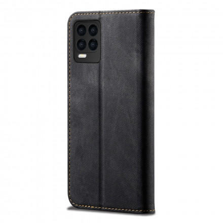 Flip Cover Realme 8 / 8 Pro Tissu Jeans Flip Cover Realme 8 / 8 Pro Tissu Jeans
