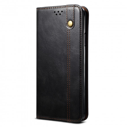 Flip Cover Realme 8 / 8 Pro Simili Cuir Ciré Flip Cover Realme 8 / 8 Pro Simili Cuir Ciré