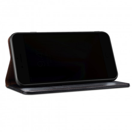 Flip Cover Realme 8 / 8 Pro Simili Cuir Ciré Flip Cover Realme 8 / 8 Pro Simili Cuir Ciré