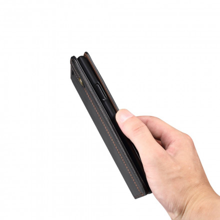 Flip Cover Realme 8 / 8 Pro Simili Cuir Ciré Flip Cover Realme 8 / 8 Pro Simili Cuir Ciré