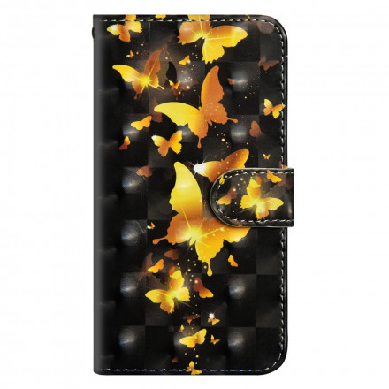 Housse Xiaomi Redmi 6A Papillons Jaunes