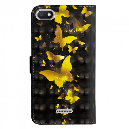 Housse Xiaomi Redmi 6A Papillons Jaunes Housse Xiaomi Redmi 6A Papillons Jaunes
