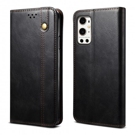 Flip Cover OnePlus 9 Pro Simili Cuir Ciré Flip Cover OnePlus 9 Pro Simili Cuir Ciré