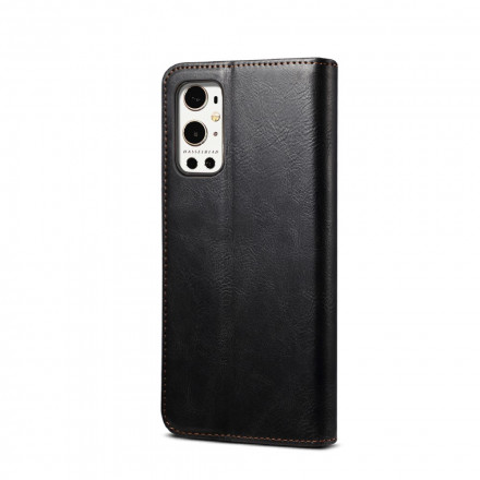 Flip Cover OnePlus 9 Pro Simili Cuir Ciré Flip Cover OnePlus 9 Pro Simili Cuir Ciré