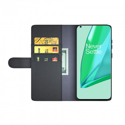 Housse OnePlus 9 Pro Cuir Véritable Fendu