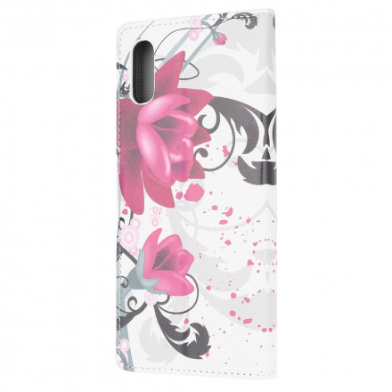 Housse Samsung Galaxy XCover 5 Tropical Flowers Housse Samsung Galaxy XCover 5 Tropical Flowers