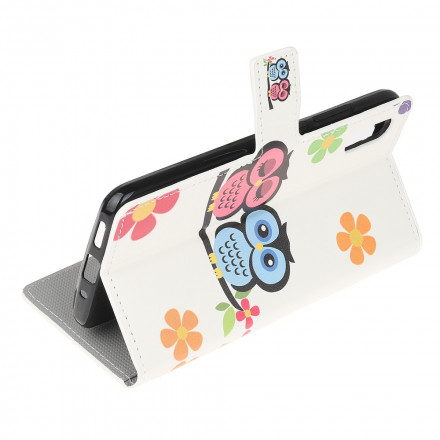 Housse Samsung Galaxy XCover 5 Couple de Hiboux Housse Samsung Galaxy XCover 5 Couple de Hiboux