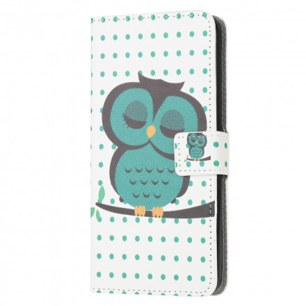 Housse Samsung Galaxy XCover 5 Hibou Endormi Housse Samsung Galaxy XCover 5 Hibou Endormi