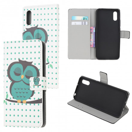 Housse Samsung Galaxy XCover 5 Hibou Endormi Housse Samsung Galaxy XCover 5 Hibou Endormi