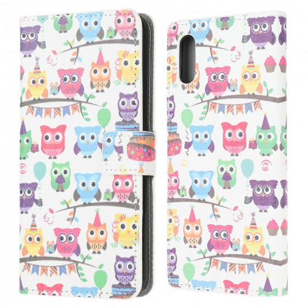 Housse Samsung Galaxy XCover 5 Multiples Hiboux