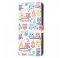 Housse Samsung Galaxy XCover 5 Multiples Hiboux