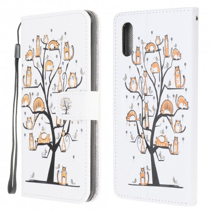Housse Samsung Galaxy XCover 5 Funky Cats à Lanière Housse Samsung Galaxy XCover 5 Funky Cats à Lanière