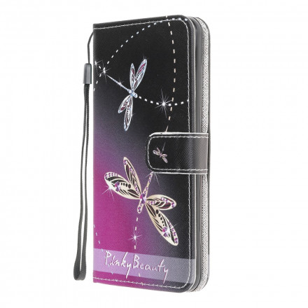 Housse Samsung Galaxy XCover 5 Libellules à Lanière Housse Samsung Galaxy XCover 5 Libellules à Lanière