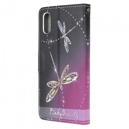 Housse Samsung Galaxy XCover 5 Libellules à Lanière Housse Samsung Galaxy XCover 5 Libellules à Lanière