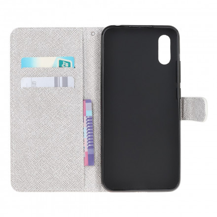 Housse Samsung Galaxy XCover 5 Fleurs Lunaires à Lanière Housse Samsung Galaxy XCover 5 Fleurs Lunaires à Lanière