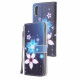 Housse Samsung Galaxy XCover 5 Fleurs Lunaires à Lanière
