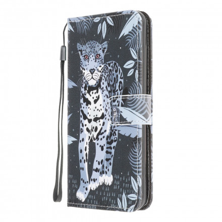 Housse Samsung Galaxy XCover 5 Léopard à Lanière Housse Samsung Galaxy XCover 5 Léopard à Lanière