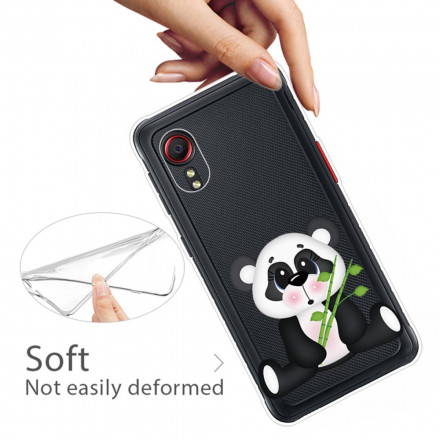 Coque Samsung Galaxy XCover 5 Transparente Panda Triste