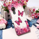 Housse Samsung Galaxy Xcover 5 Papillons Rouges Housse Samsung Galaxy Xcover 5 Papillons Rouges