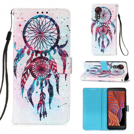 Housse Samsung Galaxy XCover 5 Attrape Rêves Aquarelle Housse Samsung Galaxy XCover 5 Attrape Rêves Aquarelle