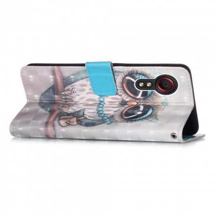 Housse Samsung Galaxy XCover 5 Miss Hibou Housse Samsung Galaxy XCover 5 Miss Hibou