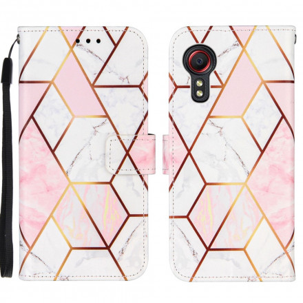 Housse Samsung Galaxy XCover 5 Marbre Géométrique Housse Samsung Galaxy XCover 5 Marbre Géométrique