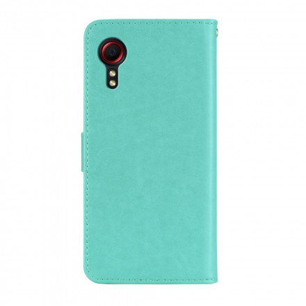 Housse Samsung Galaxy XCover 5 Hibou Mandala et Lanière Housse Samsung Galaxy XCover 5 Hibou Mandala et Lanière