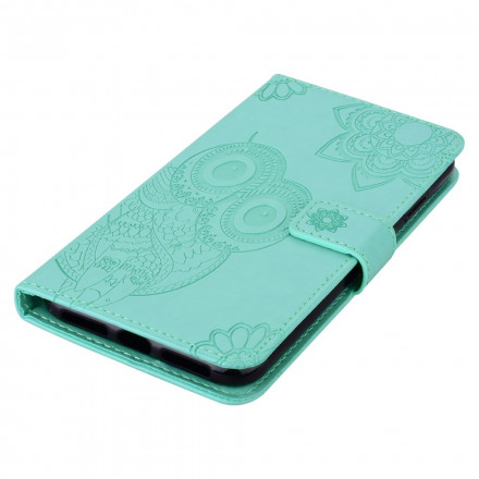 Housse Samsung Galaxy XCover 5 Hibou Mandala et Lanière Housse Samsung Galaxy XCover 5 Hibou Mandala et Lanière