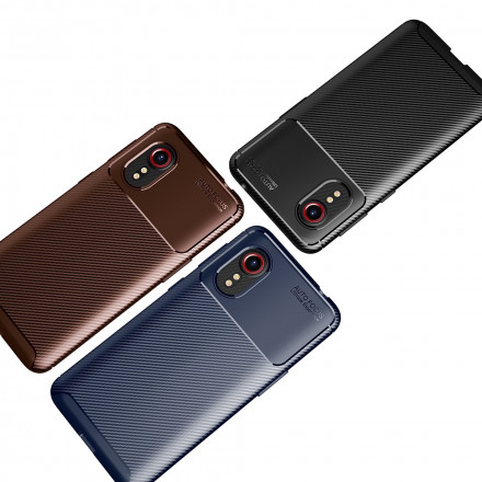 Coque Samsung Galaxy XCover 5 Flexible Texture Fibre Carbone Coque Samsung Galaxy XCover 5 Flexible Texture Fibre Carbone