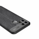 Coque Oppo A15 Effet Cuir Litchi Double line Coque Oppo A15 Effet Cuir Litchi Double line