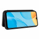 Flip Cover Oppo A15 Silicone Carbone Coloré Flip Cover Oppo A15 Silicone Carbone Coloré