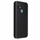 Flip Cover Oppo A15 Silicone Carbone Coloré Flip Cover Oppo A15 Silicone Carbone Coloré