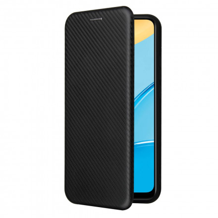 Flip Cover Oppo A15 Silicone Carbone Coloré Flip Cover Oppo A15 Silicone Carbone Coloré