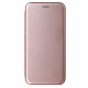 Flip Cover Oppo A15 Silicone Carbone Coloré Flip Cover Oppo A15 Silicone Carbone Coloré