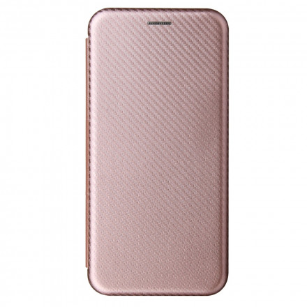 Flip Cover Oppo A15 Silicone Carbone Coloré Flip Cover Oppo A15 Silicone Carbone Coloré