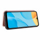 Flip Cover Oppo A15 Silicone Carbone Coloré Flip Cover Oppo A15 Silicone Carbone Coloré
