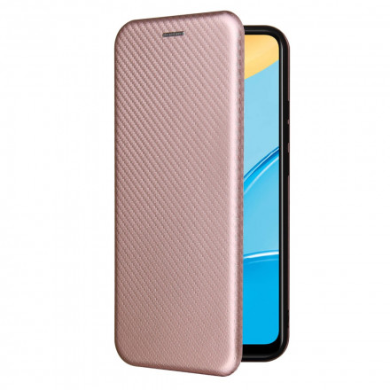 Flip Cover Oppo A15 Silicone Carbone Coloré Flip Cover Oppo A15 Silicone Carbone Coloré