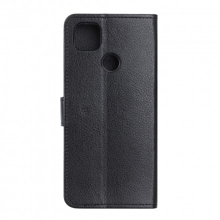 Housse Oppo A15 Simili Cuir Litchi Housse Oppo A15 Simili Cuir Litchi