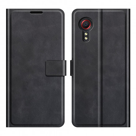 Housse Samsung Galaxy XCover 5 Effet Cuir Design Housse Samsung Galaxy XCover 5 Effet Cuir Design