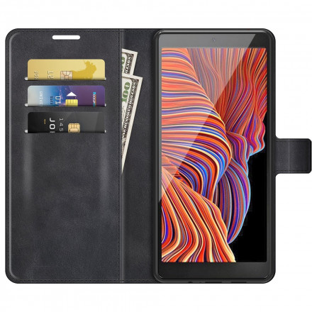 Housse Samsung Galaxy XCover 5 Effet Cuir Design Housse Samsung Galaxy XCover 5 Effet Cuir Design