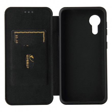 Flip Cover Samsung Galaxy XCover 5 Fibre Carbone Flip Cover Samsung Galaxy XCover 5 Fibre Carbone