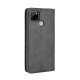Flip Cover Oppo A15 Effet Cuir Vintage Stylisé Flip Cover Oppo A15 Effet Cuir Vintage Stylisé