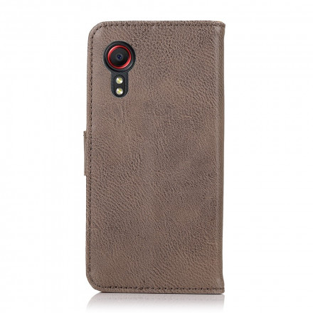 Housse Samsung Galaxy XCover 5 Simili Cuir KHAZNEH Housse Samsung Galaxy XCover 5 Simili Cuir KHAZNEH