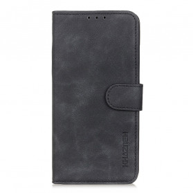 Housse Samsung Galaxy XCover 5 Effet Cuir Vintage KHAZNEH