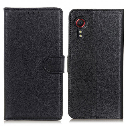 Housse Samsung Galaxy XCover 5 Simili Cuir Traditionnel Housse Samsung Galaxy XCover 5 Simili Cuir Traditionnel