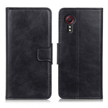 Housse Samsung Galaxy XCover 5 Effet Cuir Fermoir Réversible Housse Samsung Galaxy XCover 5 Effet Cuir Fermoir Réversible