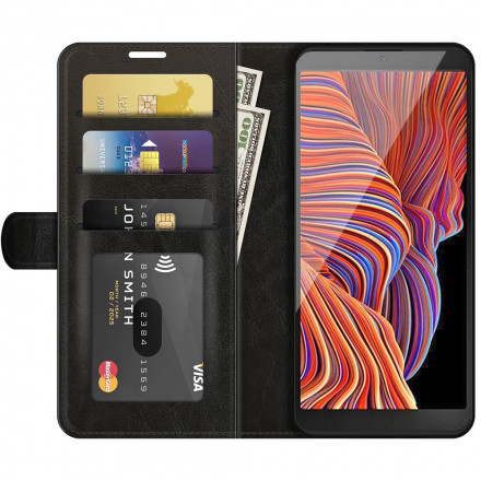 Housse Samsung Galaxy XCover 5 Style Cuir Traditionnel Housse Samsung Galaxy XCover 5 Style Cuir Traditionnel